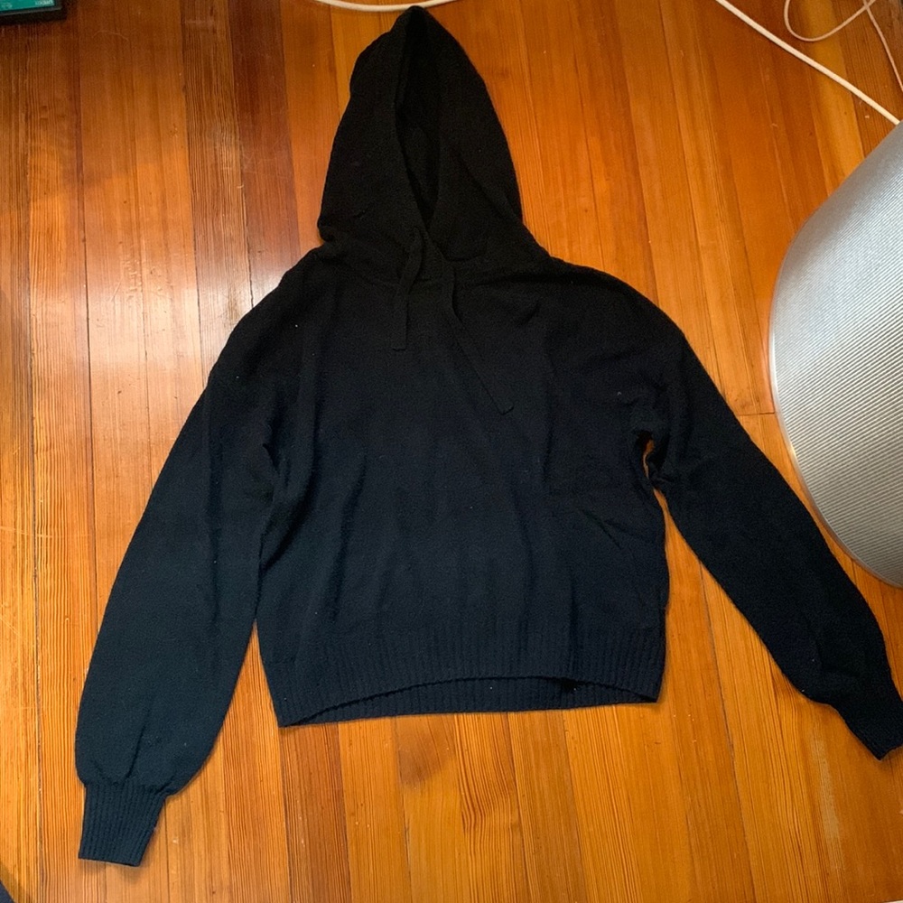 Black hoodie sweater